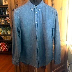 EUC Ralph Lauren Boys Button Down shirt, XL